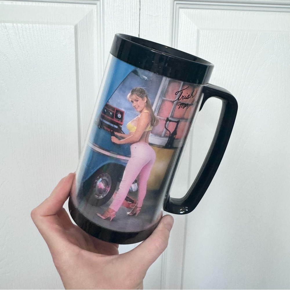 Vintage NEW 1987 Snap-on Tools Toolmate Thermo-Serv Mug 16oz Trish